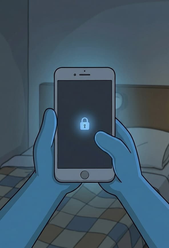 App Offimo mostrando pausa consciente con temporizador antes de abrir redes sociales